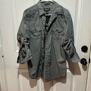 Men’s Helix button down shirt size medium